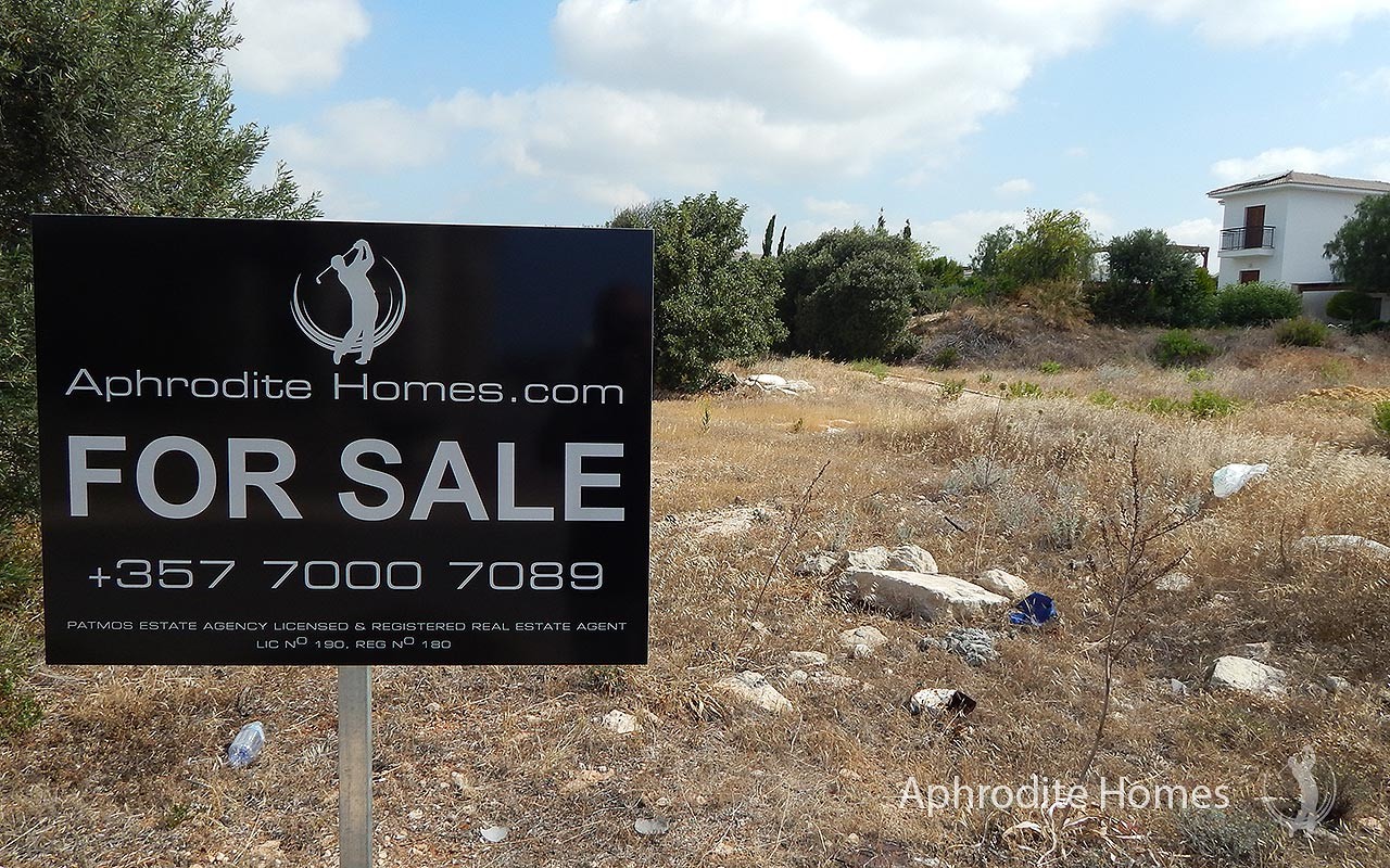 AH180V - Luxury Plot Aphrodite Hills