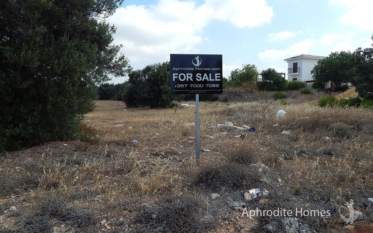 AH180V - Luxury Plot Aphrodite Hills